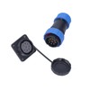 IP68 Waterproof Power Connector Male Female Square 4 Hole Aviation