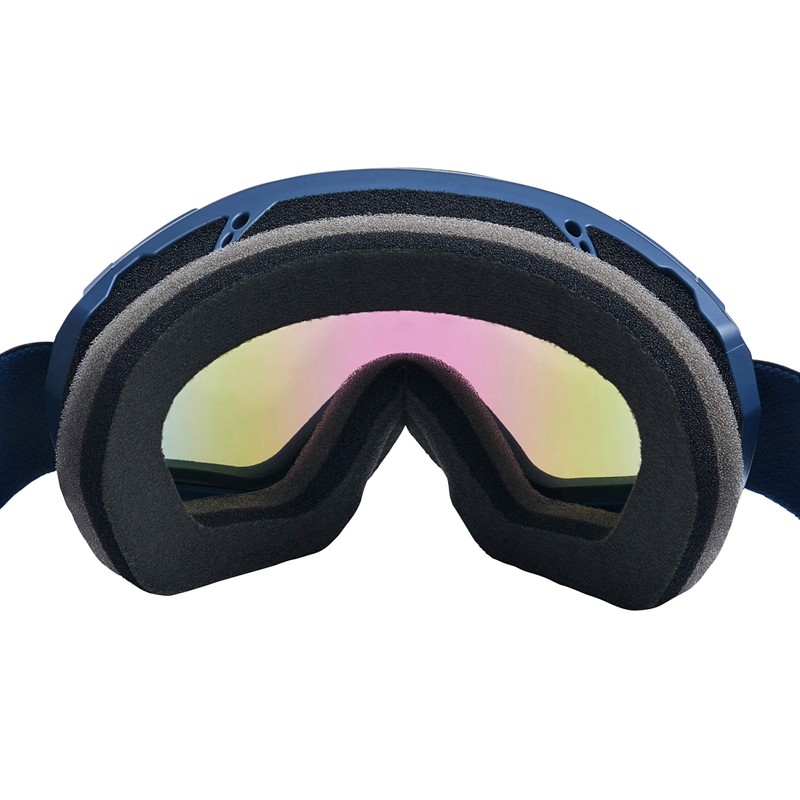 Black Crevice Unisex - Schladming Adult Ski Goggles Navy/Orange/Green, Size