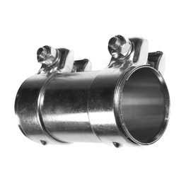 BITS4REASONS E-TECH EC010 New Model Heavy Duty Adjustable Exhaust Pipe Joiner/Connector 48MM to 50MM, 80MM Long