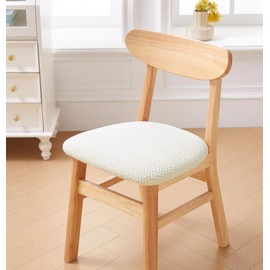 FUANGUI Dining Chair Seat Covers Set of 4, Stretch Seat Covers for Dining Room Chairs, Non-Slip Chair Covers for Dining Chairs, Washable Dining Chair Seat Slipcovers, Kitchen Chair Cushion Protector