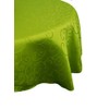Christmas Concepts® 36" Damask Fabric Lime Green Round Tablecloth -