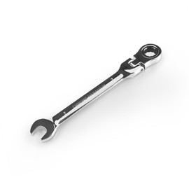 Egofine 7mm Ratchet Wrench Flex Head, Ratcheting Combination Wrench Metric, Industrial Grade Gear Spanner with 12 Point Box End, 72-Teeth Ratchet, Chrome Vanadium Steel