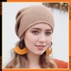 Cashmere Slouchy Knit Beanie Hat for Women Men Winter Soft