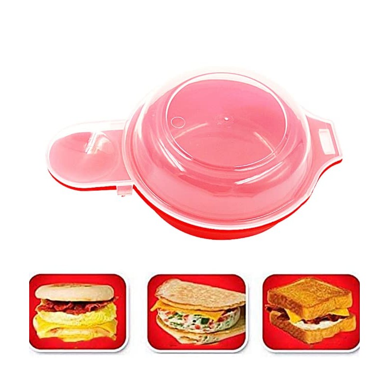 Liusm Microwave Egg Muffin Breakfast Sandwich Cooker For Make Egg