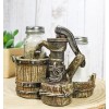 Ebros Gift Old Fashioned Water Pump With Horseshoes By Barrels