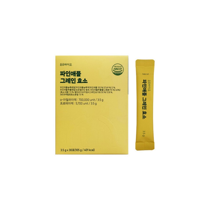ONYU BIO 온유바이오 파인애플 그레인 효소 3.5g x 30포 1개