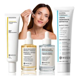 4pc Express Aclara Serum Hidratante Crema Ojos Colágeno