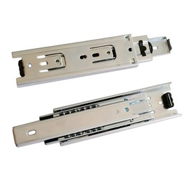Btibpse 6 inch Length Full Extension Drawer Slides Telescopic Ball Bearing Slide Rail for Furniture 1 Pair