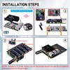 GeeekPi N16 Quad M.2 M-Key NVMe SSD Peripheral Board for