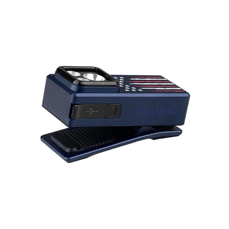 Olight Oclip Ultra Stars & Stripes Clip-On Light, Flood, Spot,