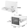 Yamazaki 1919 Magnetic Plastic Bag Holder with Lid, White, W