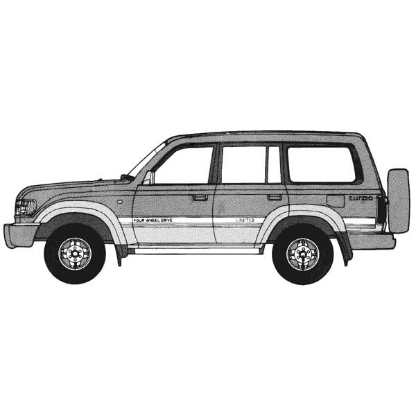 FUJIMI 1/24 Pass Series No. 21 Toyota Land Cruiser 80