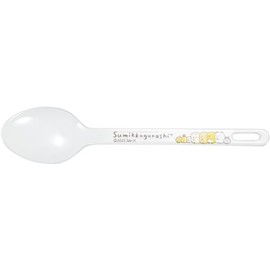 Horo Sumikko Gurashi Enameled Dessert Spoon, White, Size: Approx. W3.8 D17.4 H2.4 SG-12