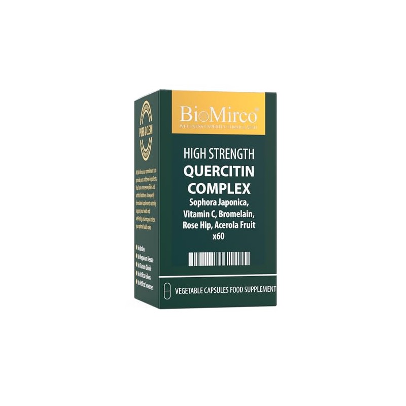 High Strength Quercetin Complex, 60 Premium Capsules, Allergy Support, Powerful