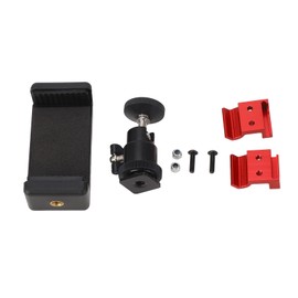 Universal Phone Mount for Traxxas TX TQi Adjustable Stable Durable Transmitter Phone Mount for Phones Over 5.5 Inch Red