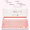Attoe Dual Channel Multi-Device Universal Cute Wireless Bluetooth Keyboard Portable