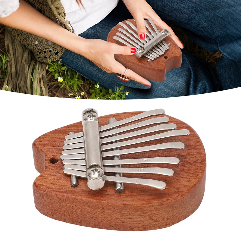 Mini Kalimba 8 Keys Clear and Pleasant Sound Easy to