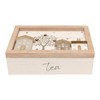 Sifcon Wooden House Design Tea Bag Box