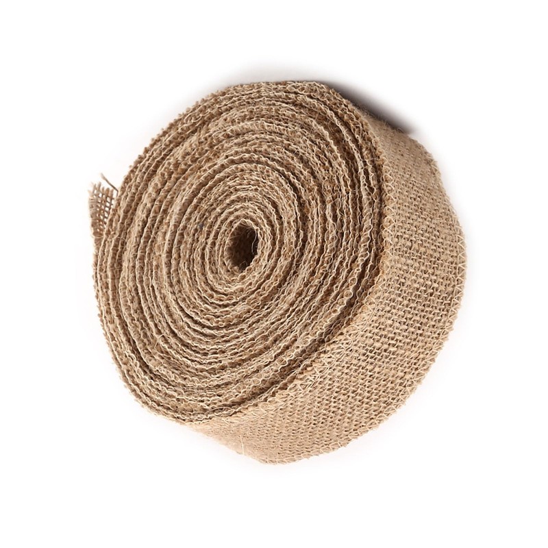 MUNEFE Jute Burlap Table Runner, Long Burlap Fabric Roll, Jute
