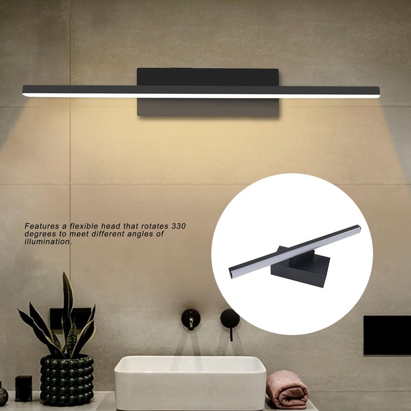 Wall Lamp 330° Rotating Iron Modern Simple Warm Light Hardwired