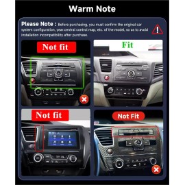 LeeKooLuu Apple Carplay For 2012-2015 Honda Civic Car Stereo Radio Android 13.0 GPS Navi