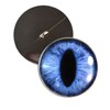 Blue Cat Sew On Glass Eyes 30mm Buttons with Loop