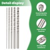 5 PCS Long Drill Bit Set 150mm - High-Speed Steel
