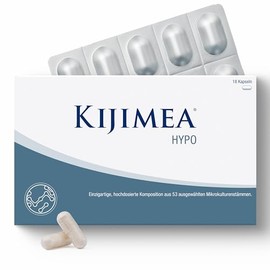 Kijimea HYPO (formerly K53) – High Dose Composition of 53 Coordinated Bacterial Strains That Also Occur in the Natural Intestinal Flora | Scientifically Tested | 18 Capsules