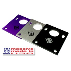 GM G Body Manual brake conversion plate - MADE IN USA - 3 COLOR CHOICES Compatible with Cutlass Monte Carlo SS Malibu El Camino Grand Prix Regal GN Grand National