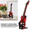 Mini Bass Simulation Classical Decorative Instrument Collection Miniature Guitar Model