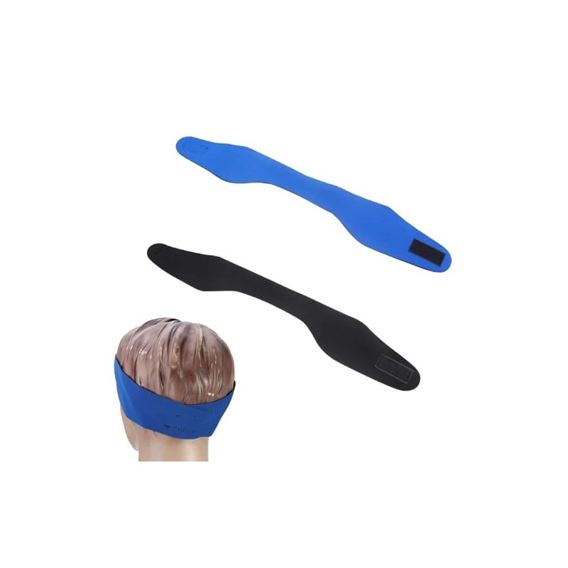 2 Pcs Adjustable Water Proof Swim Headband Waterproof Swim Ear