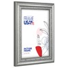 Frame USA 16x20 Picture Frame, Silver Ornate, American Value Series,