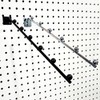14" L Pegboard 6 Ball Waterfall Faceout Hook, Black -