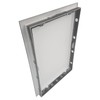 200x200mm Black Front Access Inspection Panel Plastic Concealed Wall Hatch