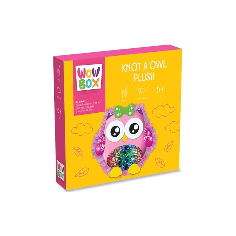 WOW BOX Pillow Kit DIY Owl
