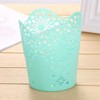 Plastic Flower Vase Pot Pen Makeup Brush Holder Desk Storage