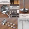 Newness Soup Ladle, [Rustproof, Heat Resistance, Integral Forming] Resilient 304