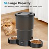 Gimars 5L Automatic Cat Feeders for 2 Cats, 12 Portions