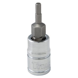 Titan 15600 1/4-Inch Drive x 2.5mm Hex Bit Socket