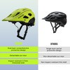 Bike Helmet (Yellow Black, M: 54-58 cm)