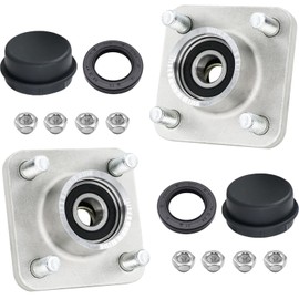 2 Pcs Golf Cart Front Wheel Hub Assembly for G2/G8/G9/G14/G16/G19/G22/G29 Drive, Replace OEM#JG5-WF511-10-00,JG5-WF511-00