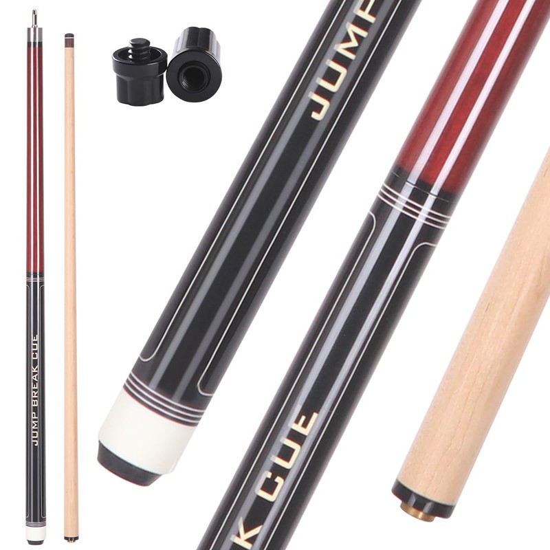 Kuntu Yimu Heavy Hitter 3-Piece Jump Break Cue Stick, 23oz