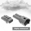 eMagTech 2 Set 2Pin Motorcycle Connector Compatible with Sumitomo MT090