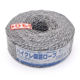 Minimalist Sol (marsol) haiku Retro Gardening Rope 2mmx100 m Gray + White