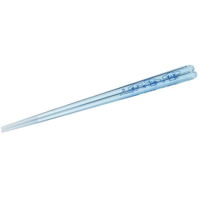 Sanrio 490562 Cinnamorol, Heart Clear Chopsticks, Light Blue