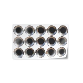 Realistic Bullet Hole (Bullethole) 3D Stickers - Small Caliber Vinyl Decals (15 pcs, 1") by Flippin Stickers