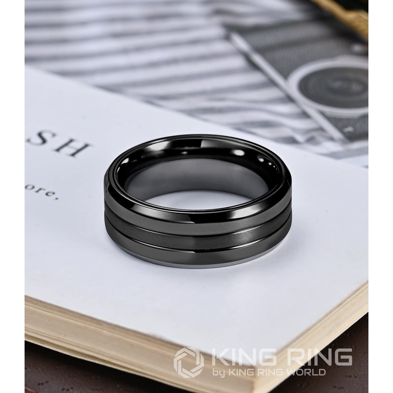 King Ring 8mm Basic Ring – Premium Polished Men Wedding
