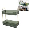 Double Layer Makeup Stand Modern Light Luxury 2 Tier Makeup