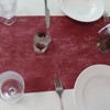 FRKOKRFA Fleece Table Runner, Bordeaux, 25 m x 30 cm,