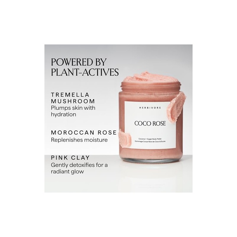 Botánicos de herbívoro - Cuerpo Polaco Coco rosa - 8